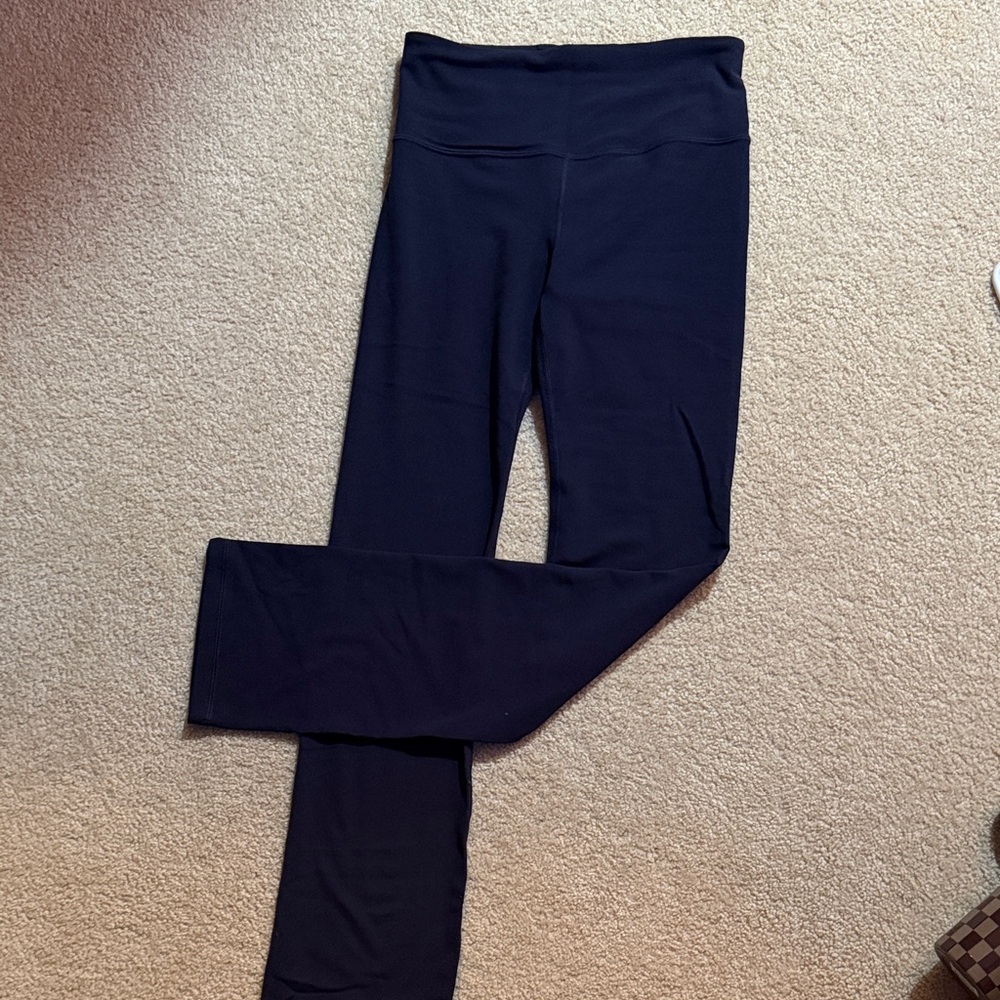 Athleta Navy Blue Straight Leg Leggings